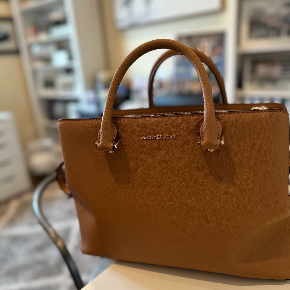 SOLD.  Large Michael Kors Purse with shoulder strap